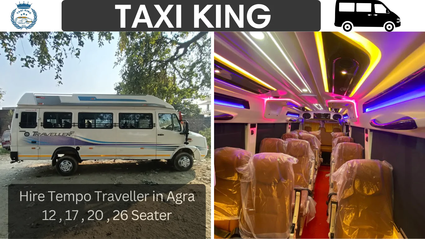tempo traveller in agra